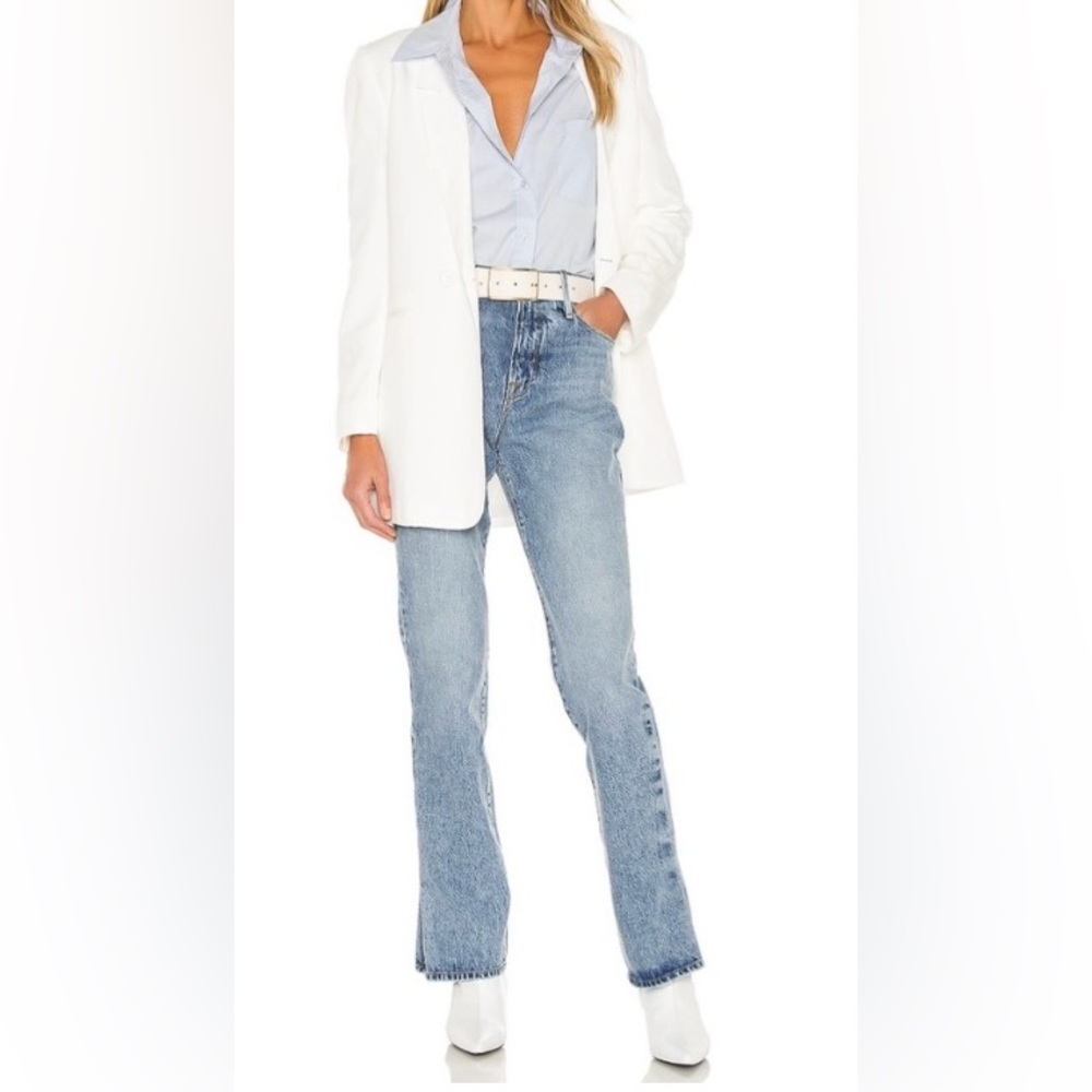 Frame Le Drew boot cut RN 139021 high rise jeans in cascade